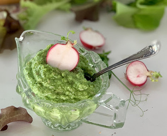 Var dags gröna mat - Pesto på ruccola och solrosfrö