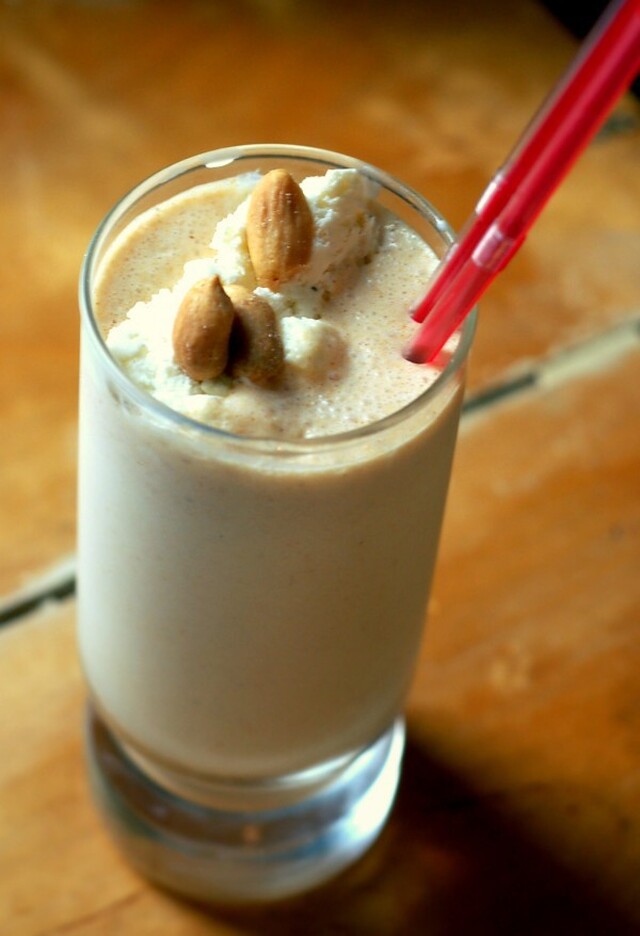 Peanut butter milkshake