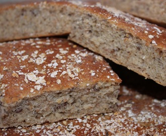 Nyttigt frukostbröd med havre