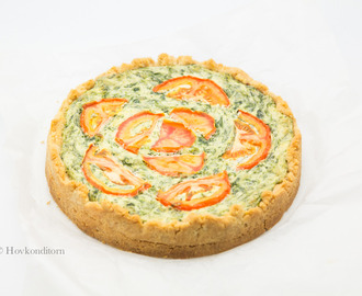 Spinach Cheese Pie, gluten-free