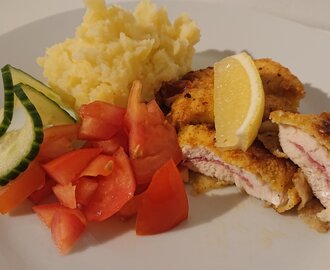 Glutenfri cordon bleu med kyckling