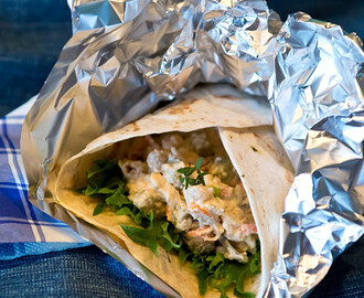 Enkla wraps med tonfisk