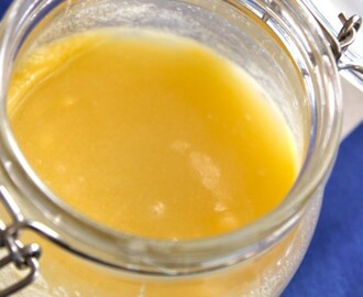 Enkel lemon curd, vegan