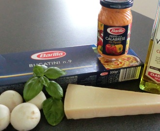 Pasta Calabrese Italiensk snabbmat