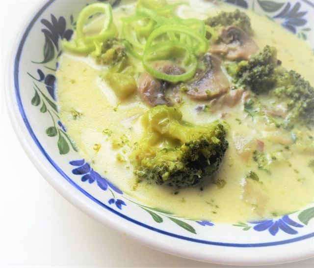 Broccoli- och champinjonsoppa