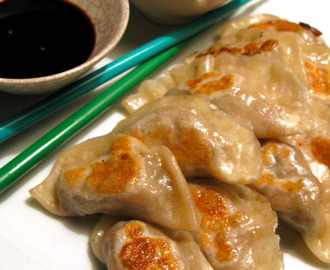 Dumplings med kyckling och ingefära