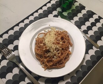 Vegfärs & fullkornsspaghetti