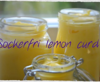 Sockerfri lemon curd