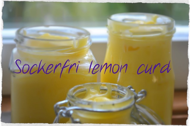 Sockerfri lemon curd