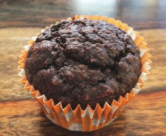 Chokladprotein muffins