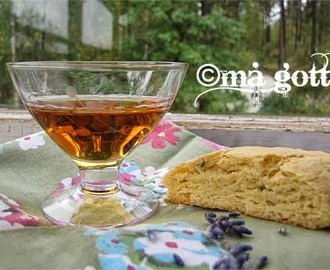 Lavendelskorpor med amaretto