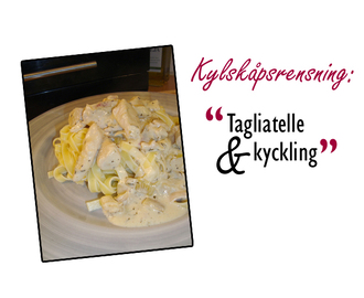 Kyckling och tagliatelle