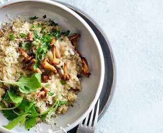 Risotto med svamp och västerbottensost