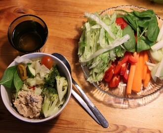 Bulgursallad med hummus