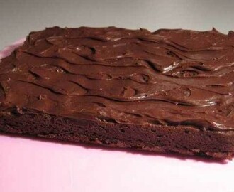 Fudge Brownies med fin glasyr