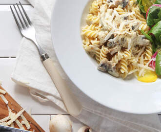 Pasta crema di funghi