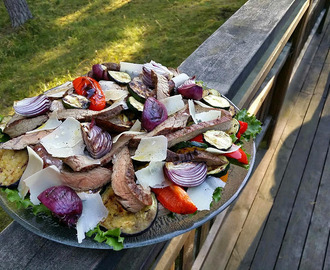 Tagliata - Grillad oxfilésallad