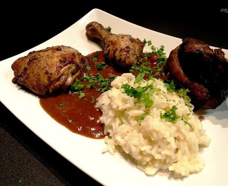 Jerk, Kyckling, Revben, "Mole" - Recept