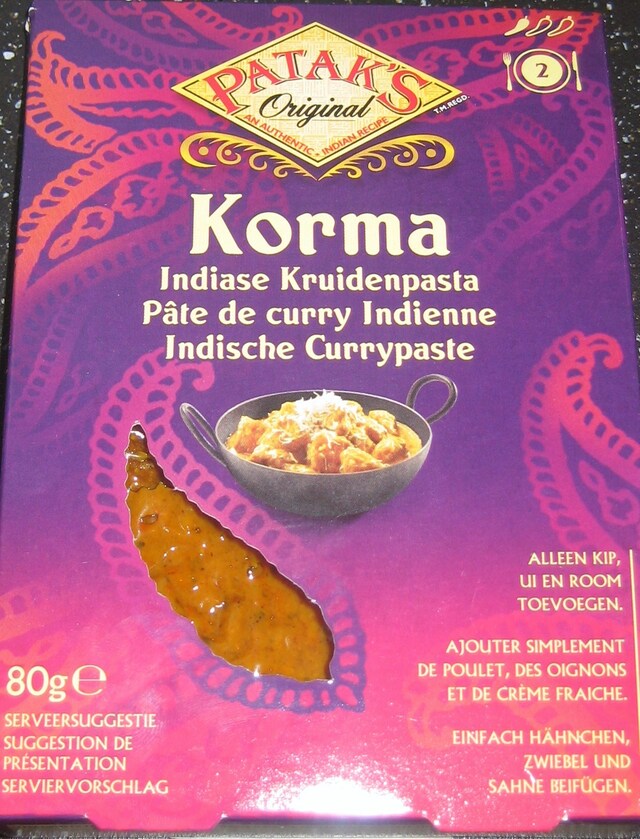 Chicken Korma från Patak´s
