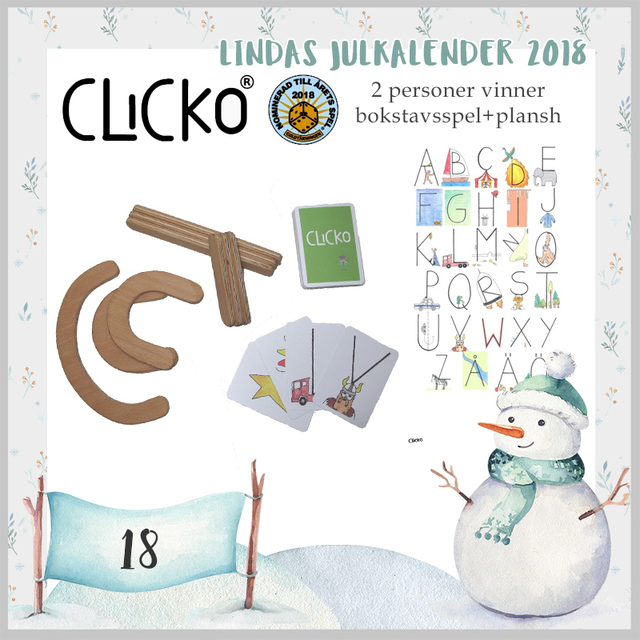 Lindas julkalender 2018 - Lucka 18