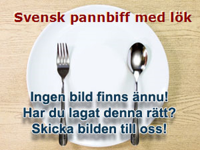 Svensk pannbiff med lök
