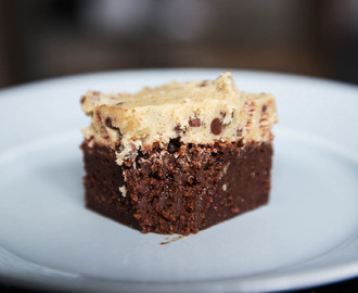 Cookie dough brownies