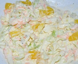 Coleslaw med fänkålsfrön och mango