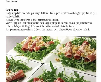 Förrätt Parmaskinka