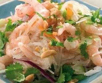 Thai nudelsallad