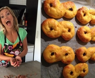 Saftiga lussekatter utan gluten och vitt socker!