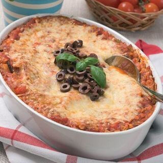 Mustig lasagne med linser