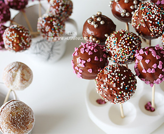 Cake pops gjorda i Popcake maker