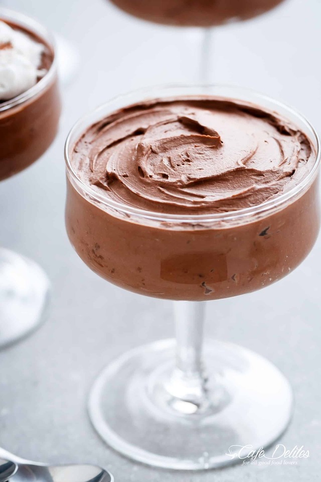 3-Ingredient Double Chocolate Mousse (Low Carb) + VIDEO