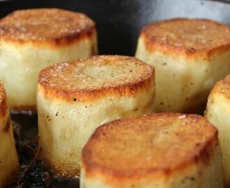 Så lagar du fondant-potatis och resultatet är fullständigt magiskt.