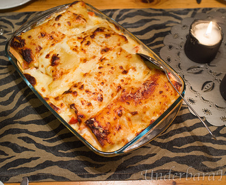 Lasagne med kyckling och ricotta!