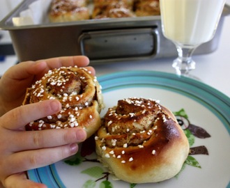 Kalljästa kanelbullar