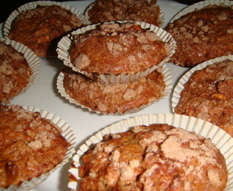 Muffins med äpple och kanel