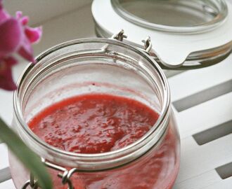 Homemade healthy strawberryjam