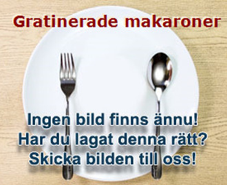 Gratinerade makaroner