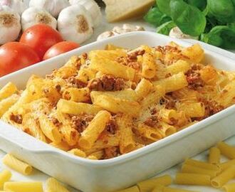 Tortiglioni gratinate