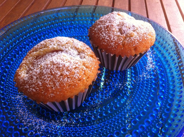 Muffins med nektariner