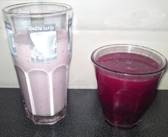 Smoothie och färskpressad juice