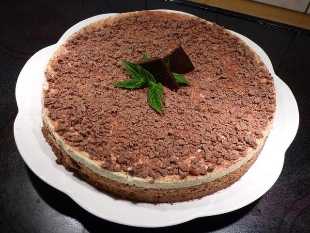 Minchokladcheesecake / After Eight Cheesecake