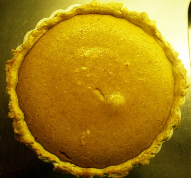 Thanksgiving pumpkin pie!