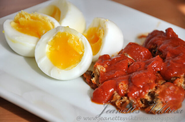 Frukostförslag Ägg + Makrill i tomatsås