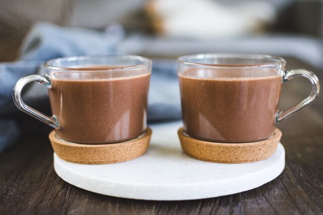 Tahini hot chocolate