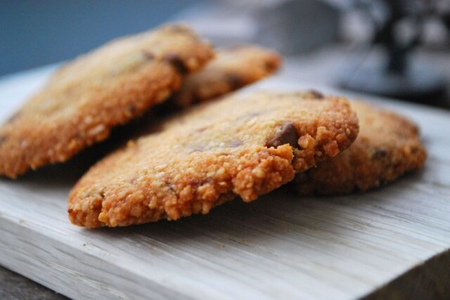 Chocolate chip mazarin cookies