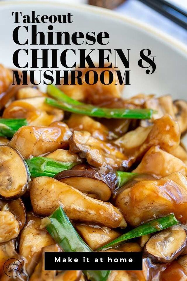 This classic Takeout Style Chinese Chicken and Mushrooms is so quick and easy to make at home you’ll forge… | Easy chinese recipes, Chinese chicken, Chinese cooking