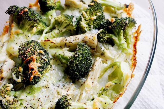 Meat Free Monday: Mozarella Gratinated Fennel & Broccoli