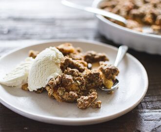 Apple crisp pie - Plant-baked